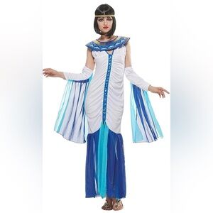 Egyptian Cleopatra Queen Costume,women Size Large, Inspired Ancient Royal Dress